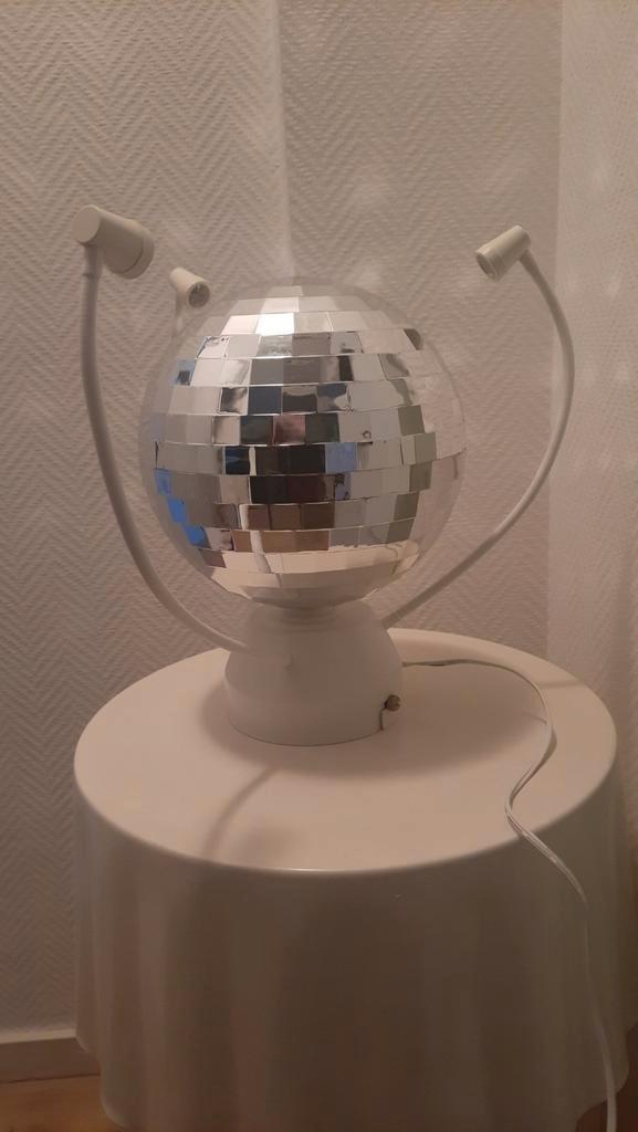 Discobol spiegelbol ikea type dansa, lees de beschrijving, Huis en Inrichting, Lampen | Tafellampen, Zo goed als nieuw, Minder dan 50 cm