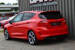 Ford Fiesta 1.0 EcoB. 140PK ST-Line Navi/Leer/ACC/Carplay, Gebruikt, 1064 kg, Leder en Stof, Bedrijf