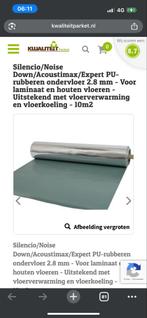 Ondervloer voor laminaat & houten vloeren, Doe-het-zelf en Verbouw, Vloerdelen en Plavuizen, Ophalen, Overige materialen, 30 cm of meer
