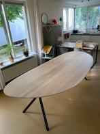 organische deens ovale eettafel, 100 tot 150 cm, Verzenden, Vijf personen of meer, Overige vormen