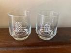 Retro - 2 glazen uit de Provincie serie - Leeuwenzegel, Verzamelen, Glas en Borrelglaasjes, Ophalen, Zo goed als nieuw, Overige typen
