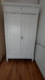 Witte Biedermeier kast 100x38x170 cm, Ophalen