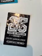 Thunderdome 25 Jaar Jubileum Flyer, Ophalen of Verzenden, Gebruikt, Foto of Kaart