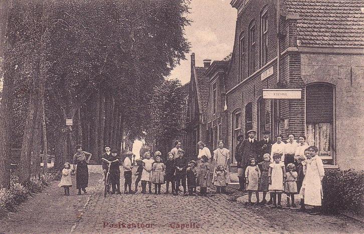 CAPELLE POSTKANTOOR, Verzamelen, Ansichtkaarten | Nederland, Noord-Brabant, Voor 1920, Verzenden