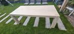 grote eettafel, Huis en Inrichting, Tafels | Eettafels, Ophalen, Gebruikt, 200 cm of meer, 50 tot 100 cm