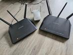 2 x Netgear Nighthawk R7000 Smart Wifi router + Extender, Netgear, Router, Gebruikt, Ophalen of Verzenden