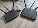 2 x Netgear Nighthawk R7000 Smart Wifi router + Extender, Computers en Software, Routers en Modems, Netgear, Router, Gebruikt