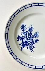 Badonviller ontbijtbordje blauwe bloemen en rand 1923, Antiek en Kunst, Antiek | Servies los, Ophalen of Verzenden