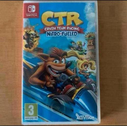 Crash Team Racing Nitro-Fueled (nieuw in seal) (Switch), Spelcomputers en Games, Games | Nintendo Switch, Zo goed als nieuw, Racen en Vliegen