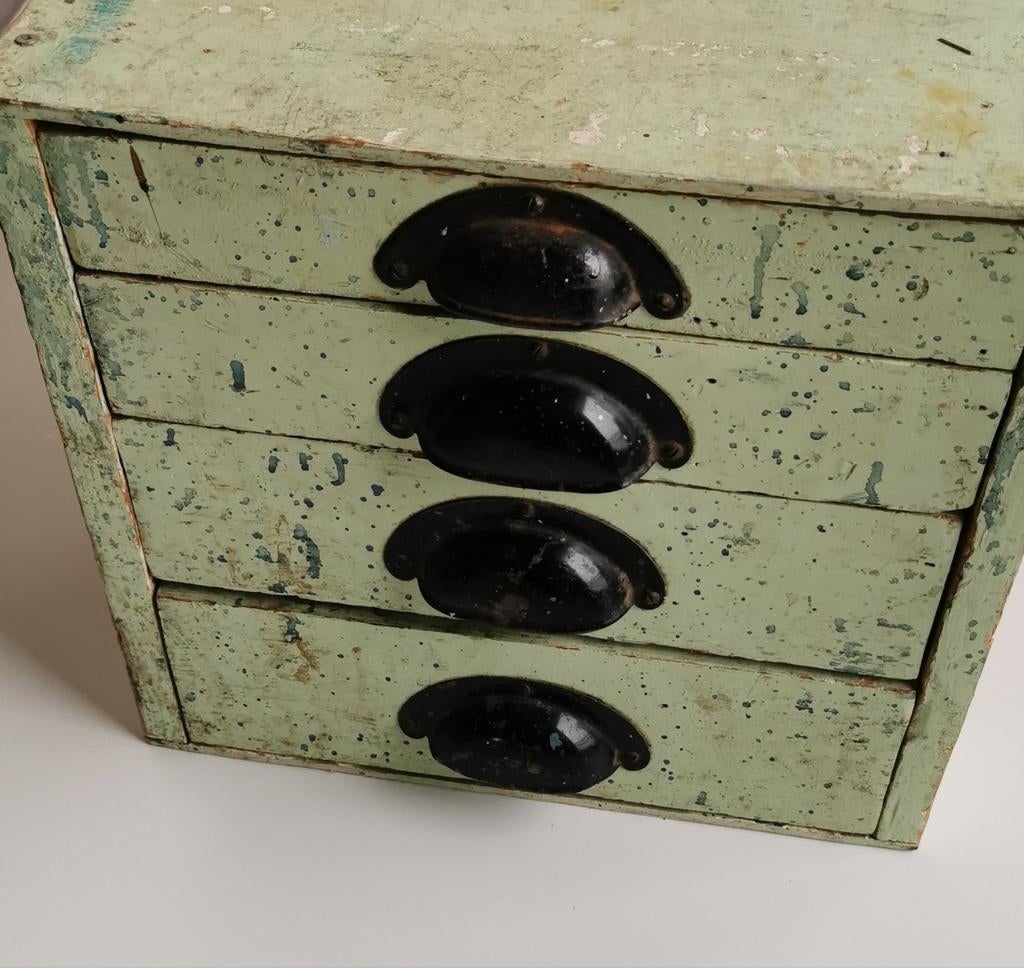 Industriële instrumenten kastje vintage industrieel ladenkas, Huis en Inrichting, Kasten | Overige, Verzenden