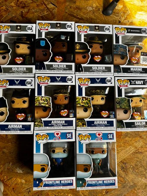 Funko Pop Army Navy Marines Air Force, Verzamelen, Poppetjes en Figuurtjes, Zo goed als nieuw, Ophalen of Verzenden