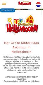 Sinterklaasfeest avonturenpark 23 november, Tickets en Kaartjes, Eén persoon, Ticket of Toegangskaart