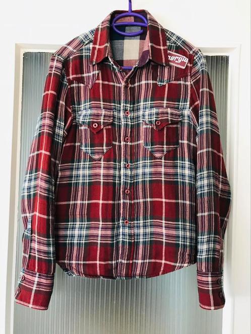 Energie Geruite / Geblokte Overhemd Maat XS Tweezijdig, Kleding | Heren, Overhemden, Zo goed als nieuw, Halswijdte 38 (S) of kleiner