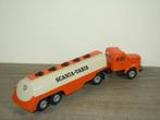 Scania Vabis 76 Truck & Petrol Tanker - Tekno Holland, Hobby en Vrije tijd, Modelauto's | 1:50, Verzenden, Zo goed als nieuw, Bus of Vrachtwagen