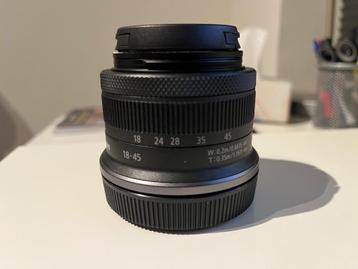 Nieuw: Canon RF-S 18-45mm f/4.5-6.3 IS STM. (2mnd oud.) beschikbaar voor biedingen