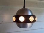 Vintage retro hanglamp Space Age aluminium Design jaren 60., Gebruikt, Ophalen of Verzenden, Vintage retro jaren 60 Space Age metaal Design.