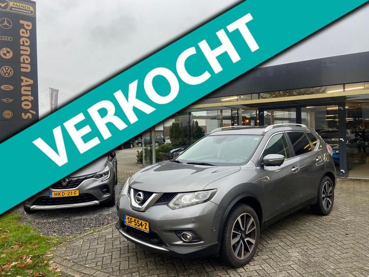 Nissan X-Trail 1.6 dCi Tekna|Pano|Cam|T-haak|Stoelverwarming, Auto's, Nissan, Bedrijf, Te koop, X-Trail, 360° camera, ABS, Achteruitrijcamera
