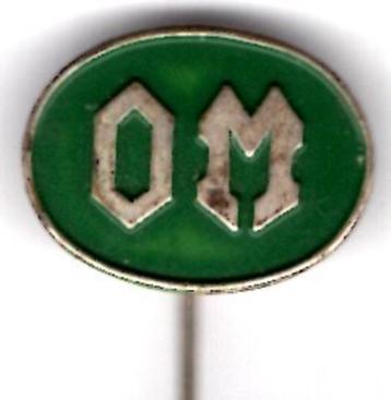 Officine Meccaniche (ITA) OM groen zilverkl speldje( C_089 ) beschikbaar voor biedingen