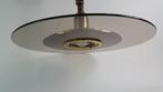 Vintage hanglamp, gerookt glas, rookglas, messing. S11, Tweedehands verkoop, Tweedehands verkoop, Gebruikt, Ophalen of Verzenden
