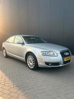 Audi A6 2.4 V6 177PK AUTOMAAT NAP leder 2005 Nieuwe APK, Auto's, Audi, 1800 kg, Zwart, Particulier, Zilver of Grijs