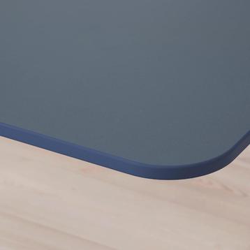 Ikea zit/sta bureau 160x80 elektrisch blauw/wit (als nieuw) - afbeelding 5
