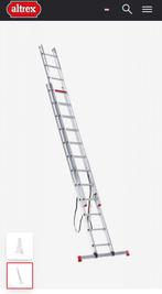Altrex ladder CR 2060 2x12 treden  + afstandhouder, Ophalen, Gebruikt, Ladder, Opvouwbaar of Inschuifbaar