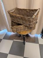 2x rieten manden, Huis en Inrichting, Ophalen