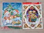 Kerst raamstickers herbruikbaar, Ophalen of Verzenden, Zo goed als nieuw
