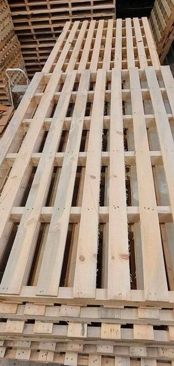 Grote Pallets.  200x120 cm. 2x9 planks, Doe-het-zelf en Verbouw, Hout en Planken, Zo goed als nieuw, Pallet, Overige houtsoorten