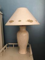 Twee mooie schemerlampen beige, Ophalen, Overige materialen, 50 tot 75 cm, Zo goed als nieuw