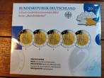 Duitsland 5 x 2 euro Proof 2012 ADGFJ PP FREISTAAT BEIERN, Ophalen of Verzenden, Duitsland, 2 euro, Setje