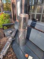 Dubbelwandige Rookkanalen - Zeer Goede Staat!, Ophalen of Verzenden, Zo goed als nieuw, Rvs, Minder dan 2 meter