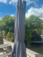 Antracietgrijze zweefparasol incl verrijdbare voet, Tuin en Terras, Parasols, Ophalen, Gebruikt, 2 tot 3 meter, Zweefparasol