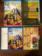 Carcassonne inclusief uitbreiding De Rivier en De Abt, Ophalen of Verzenden, Zo goed als nieuw