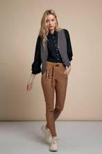 Studio Anneloes  Margot Leather Trousers - caramel XL, Studio Anneloes, Beige, Maat 46/48 (XL) of groter, Ophalen of Verzenden