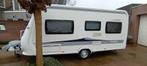 Zeer nette Hobby UFE 460 de Luxe met nieuwe voortent, Caravans en Kamperen, Vast bed, Rondzit, Hobby, Particulier