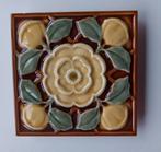 Antieke art nouveau tegel, Antiek en Kunst, Antiek | Wandborden en Tegels, Ophalen of Verzenden