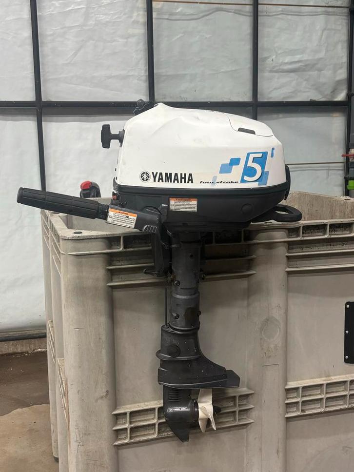 Yamaha 5PK 4-takt Buitenboordmotor, Watersport en Boten, Buiten- en Binnenboordmotoren, Gebruikt, Benzine, Buitenboordmotor, 5 tot 10 pk