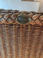 Complete eetkamer set met rieten stoelen, Huis en Inrichting, Stoelen, Gebruikt, Bruin, Ophalen of Verzenden, Vijf, Zes of meer stoelen