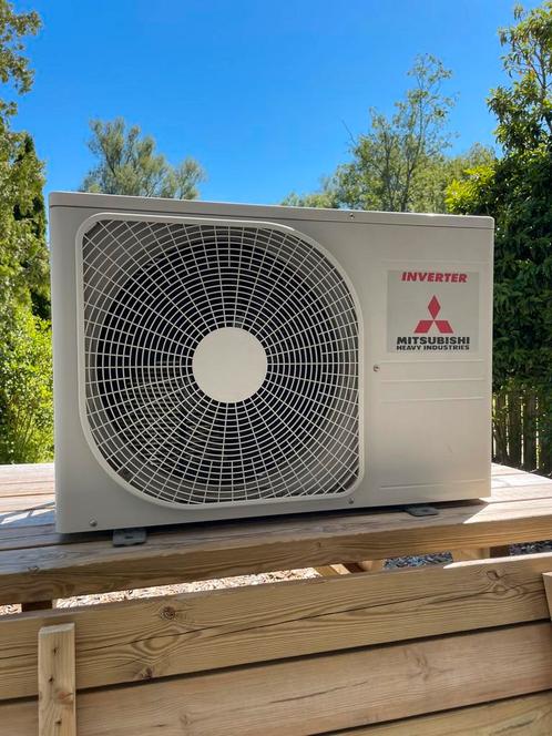 Mitsubishi SRC25ZS-W Single Split Buitenunit (2,5kW), Witgoed en Apparatuur, Airco's, Zo goed als nieuw, Wandairco, Minder dan 60 m³