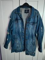 Spijkerjas met gaten, Only, Blauw, Maat 42/44 (L), Ophalen of Verzenden