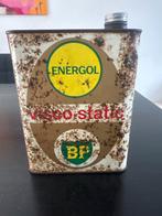 Leeg Olieblik Energol Visco-Static BP 2 Liter, Verzamelen, Ophalen of Verzenden, 1960 tot 1980, Overige typen