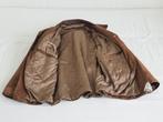 Leren heren jack XL roodbruin, Ophalen of Verzenden, Gedragen, Maat 56/58 (XL), Bruin