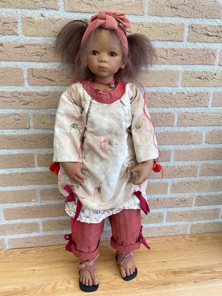 Sibi Annette Himstedt 2003, 74cm., Verzamelen, Poppen, Nieuw, Pop, Levensecht of Reborn, Ophalen of Verzenden