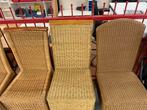 Diverse rieten stoelen, Huis en Inrichting, Stoelen, Ophalen, Zo goed als nieuw, Bruin, Vijf, Zes of meer stoelen
