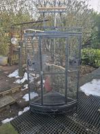 Te koop aangeboden papagaaienkooi hoekmodel, Ophalen of Verzenden, Metaal, Vogelkooi