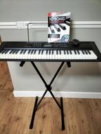 Keyboard met standaard zo goed als nieuw, 61 toetsen, Zo goed als nieuw, Met standaard, Ophalen