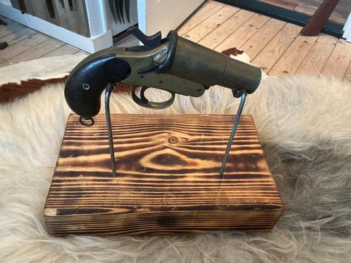 Antiek vintage seinpistool Webley and Scott zeer mooi, Antiek en Kunst, Antiek | Overige Antiek, Ophalen of Verzenden