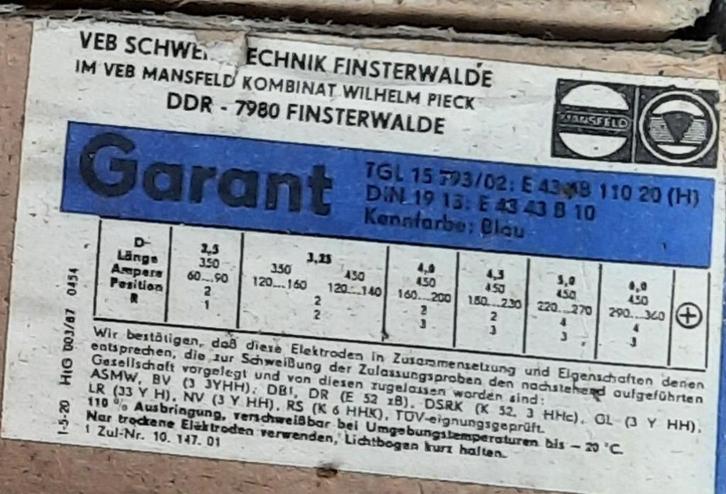 Te koop: grote partij las electroden 4 mm. dik, Doe-het-zelf en Verbouw, Gereedschap | Lasapparaten, Nieuw, Elektroden, Ophalen