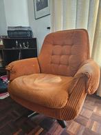 Retro Vintage Fauteuil - Mid Century Stijl, Gebruikt, 75 tot 100 cm, Ophalen of Verzenden, Metaal